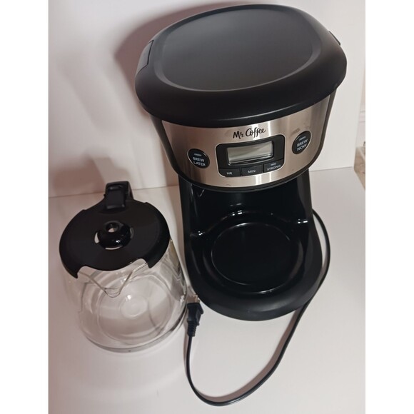 Mr. Coffee 12 Cup Programmable Coffee Maker with Strong Brew, Stainless Clean - Picture 7 of 9
